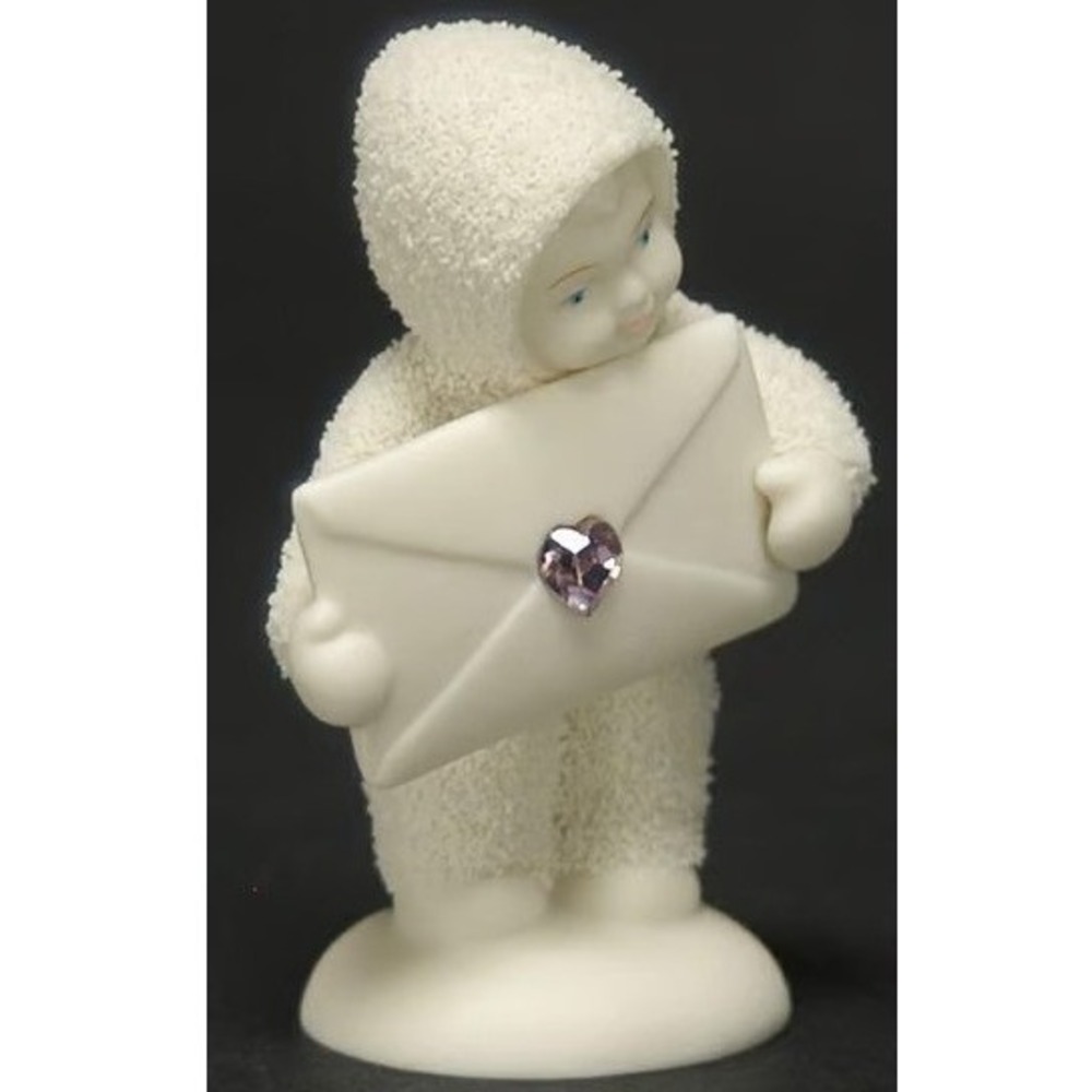 Dept 56 Snowbabies-Extra Special Delivery June Alexandrite, Fig. 56.05806 NIB